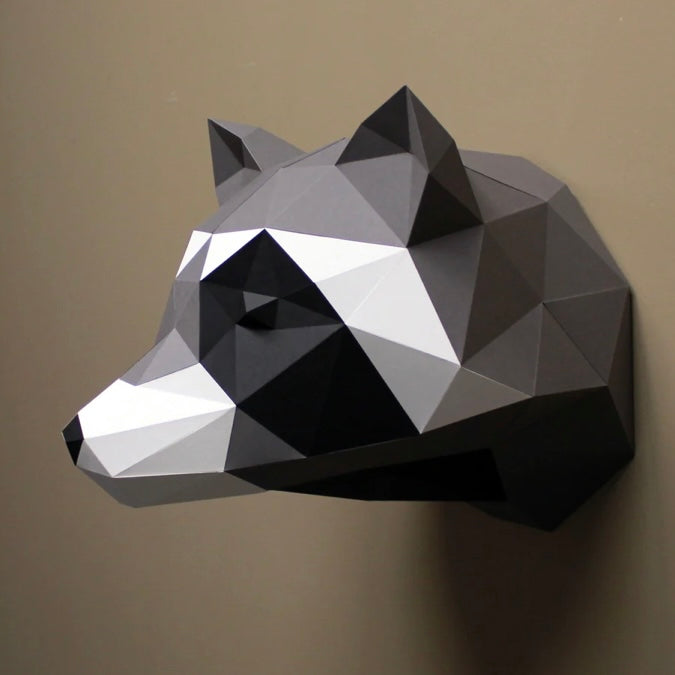 Heidi the Raccoon -Paper DIY Kit