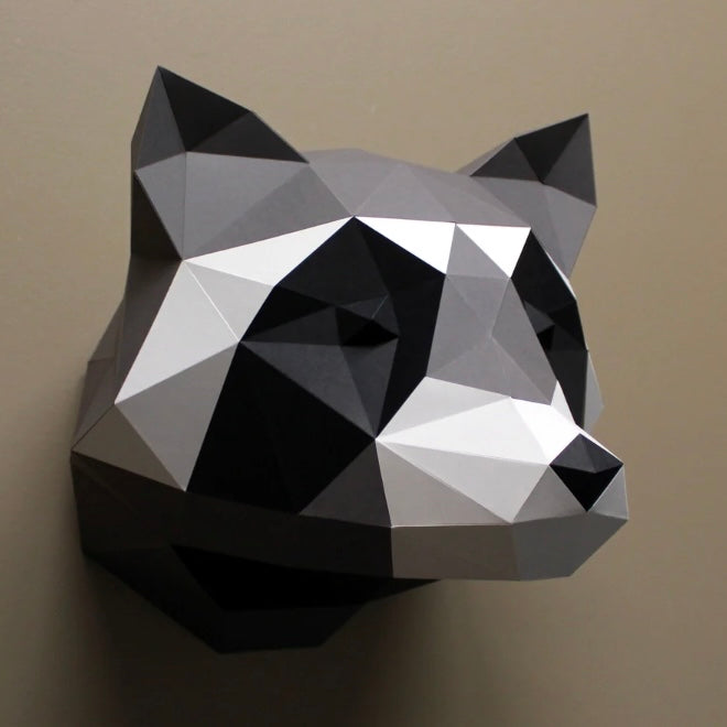 Heidi the Raccoon -Paper DIY Kit