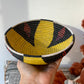Woven African Basket- Yellow