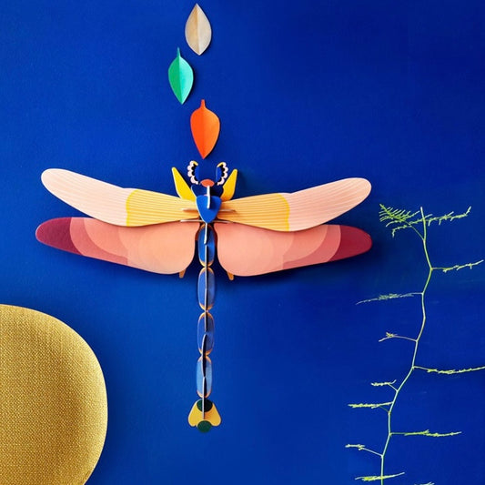 Pink Dragonfly Wall Decor