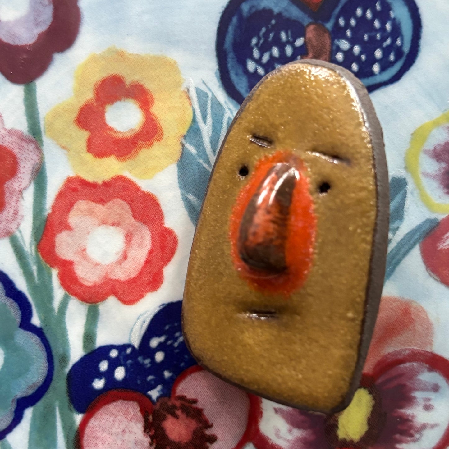 Tiny Grump Brooch #3