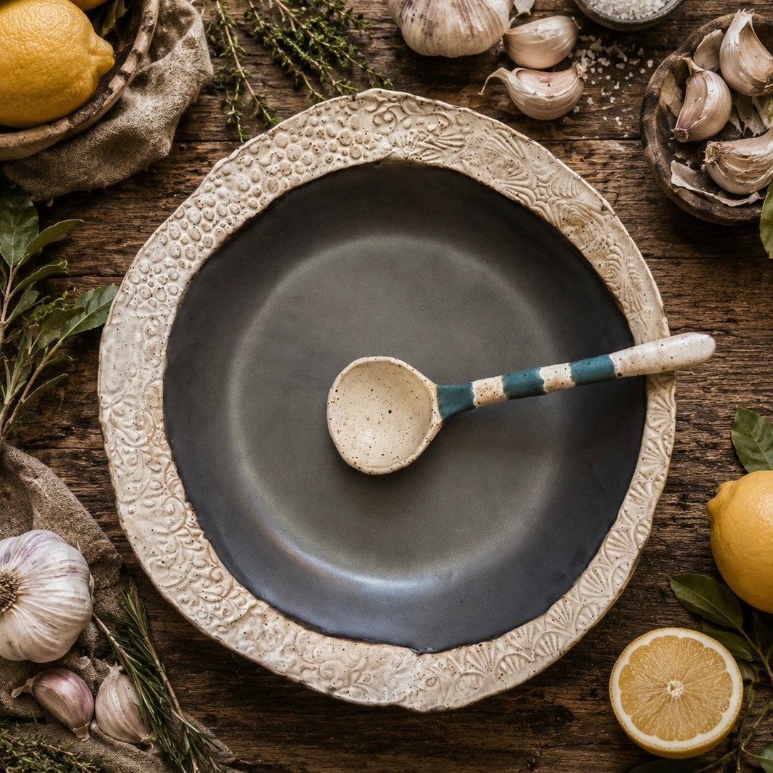 Moonshadow Serving Bowl