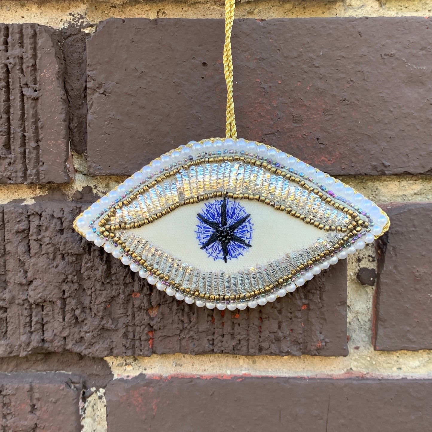 Evil Eye Zardozi Ornament