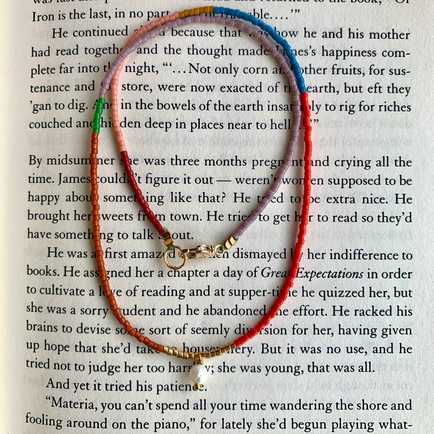 Beaded Multi Coloured Necklace #5
