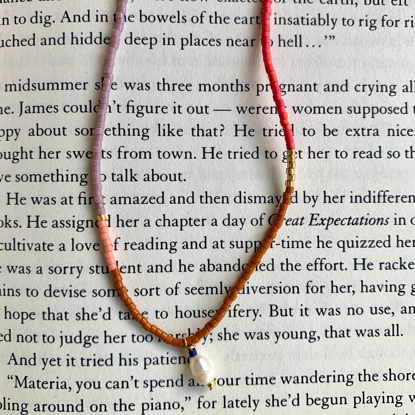 Beaded Multi Coloured Necklace #1