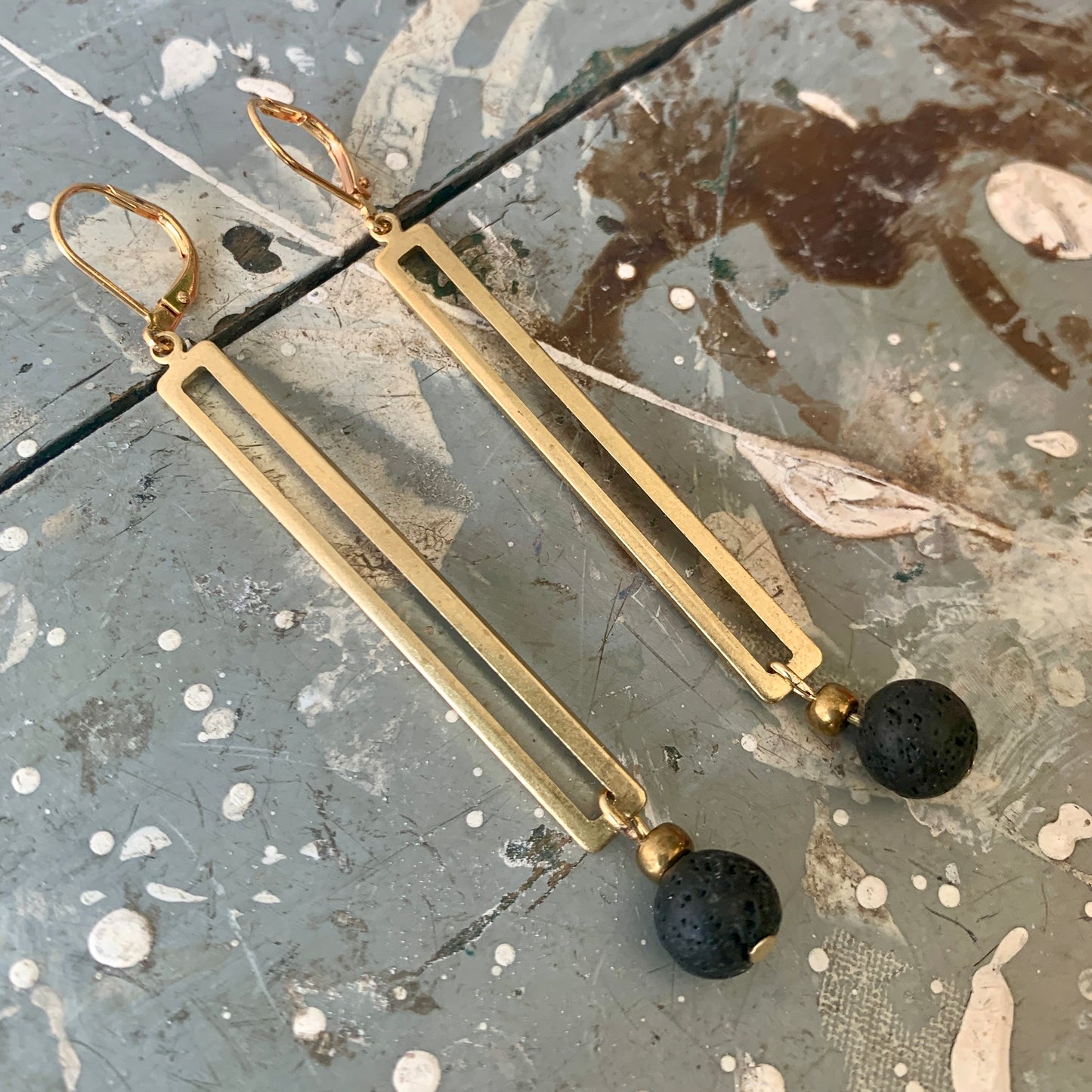 Light Weight Brass Earrings #5