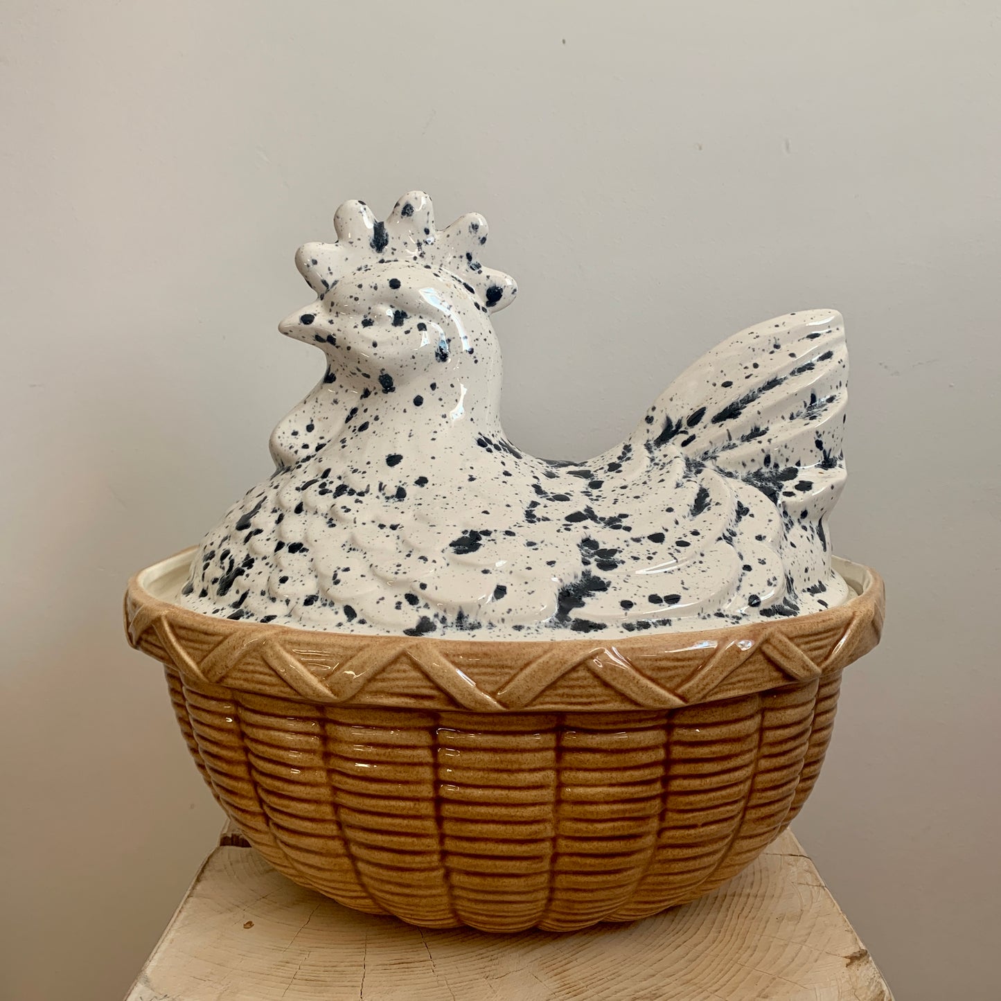 Vintage Hen Cookie Jar
