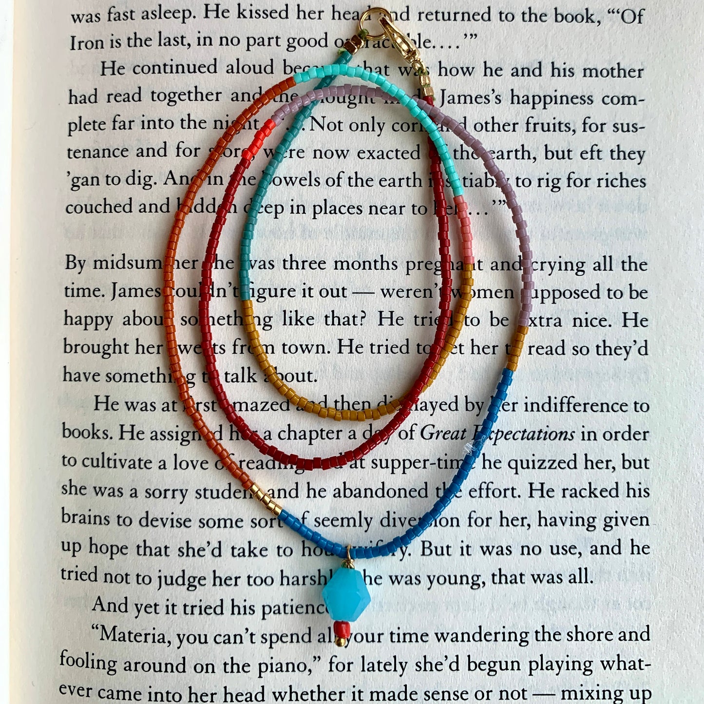 Beaded Multi Coloured Necklace #4