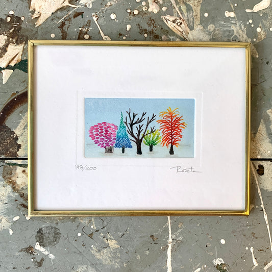 Whimsical Wall Art - Fall Trees