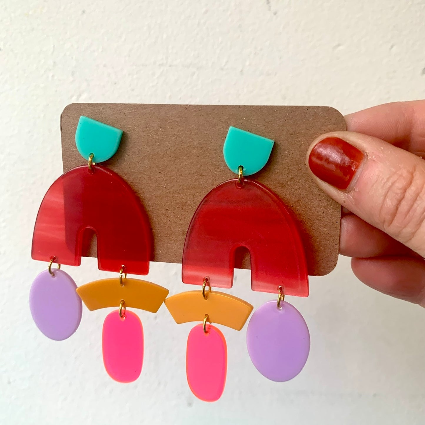 Acrylic Earrings #27