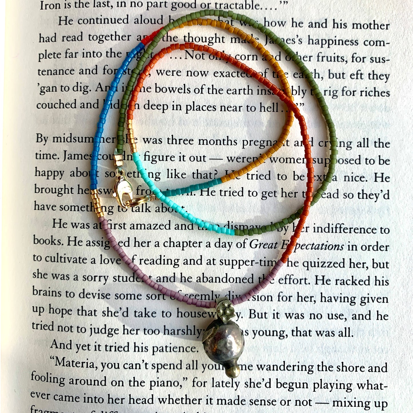 Beaded Multi Coloured Necklace #3