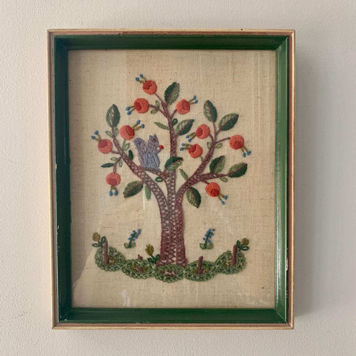 Vintage Framed Embroidery