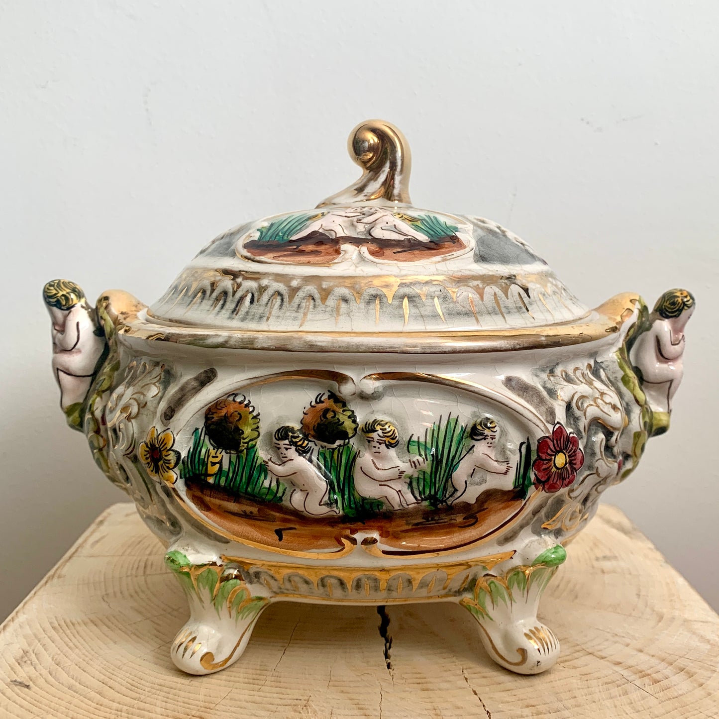 Vintage Porcelain Candy Dish