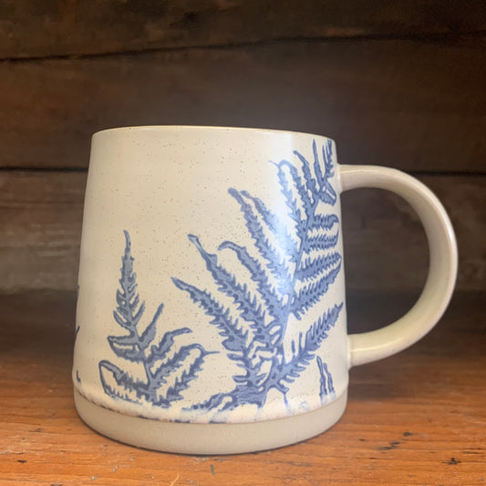 Botanical Stoneware Mug - Fern
