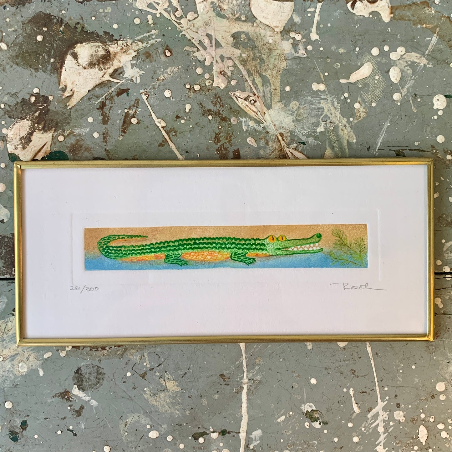 Whimsical Wall Art - Crocodile