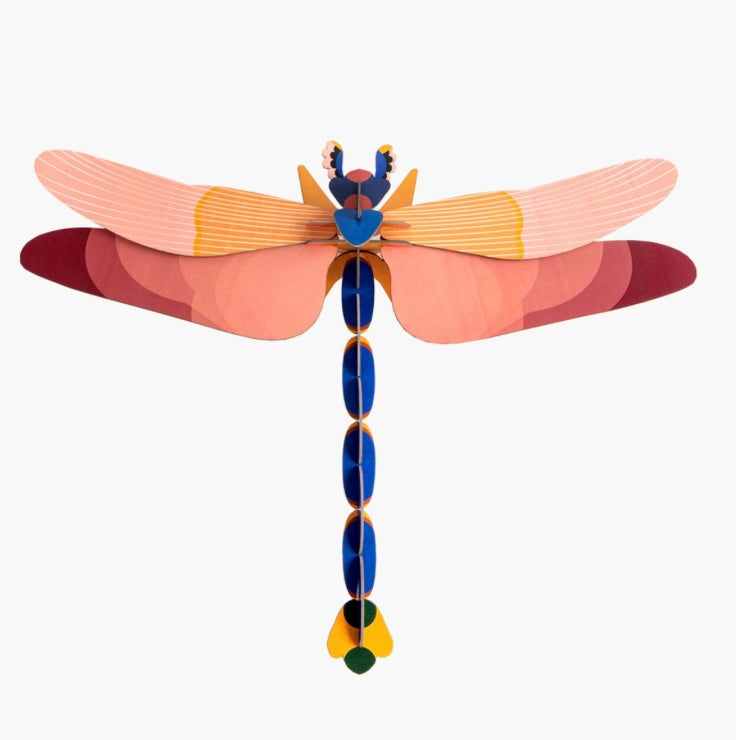 Pink Dragonfly Wall Decor