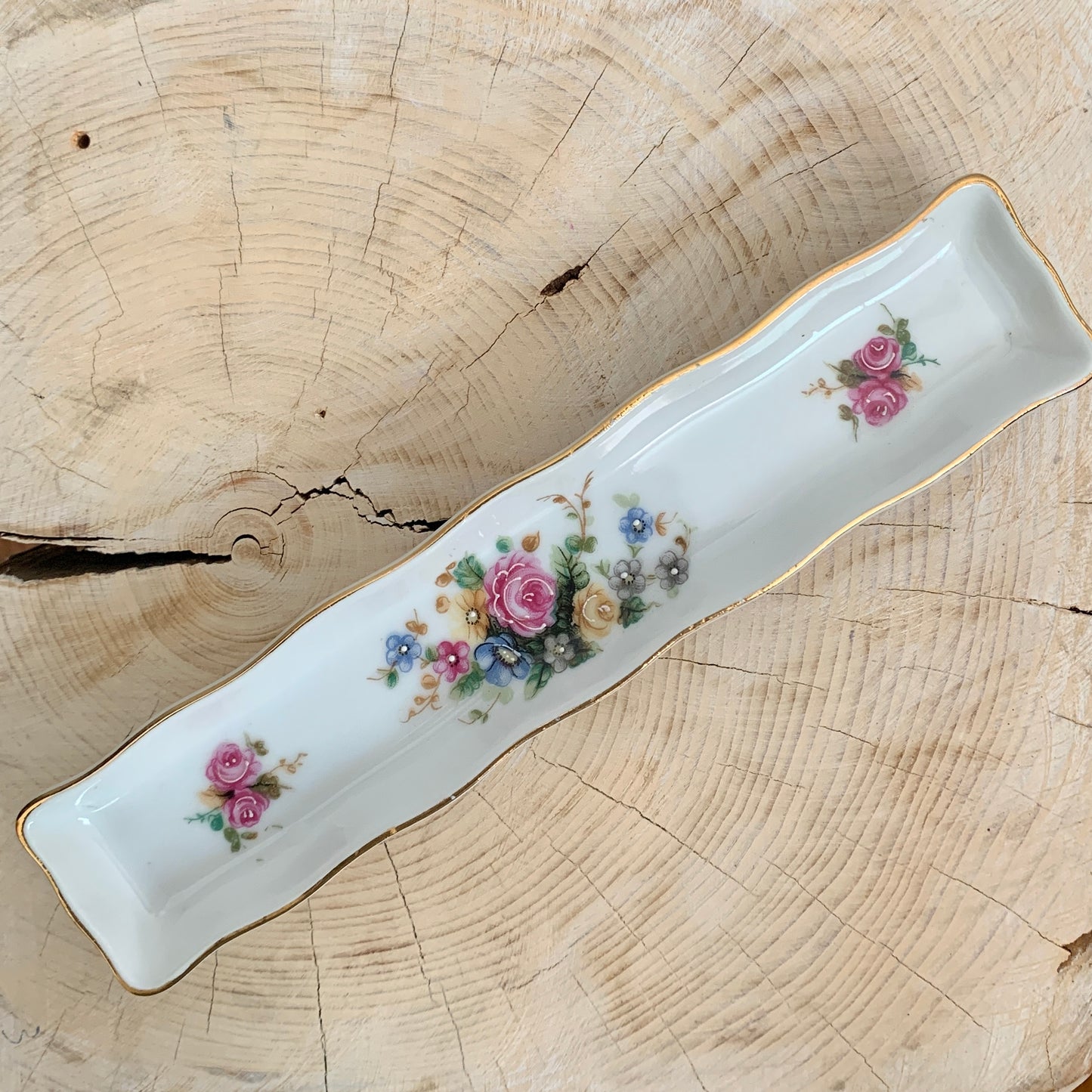 Floral Trinket Dish #1