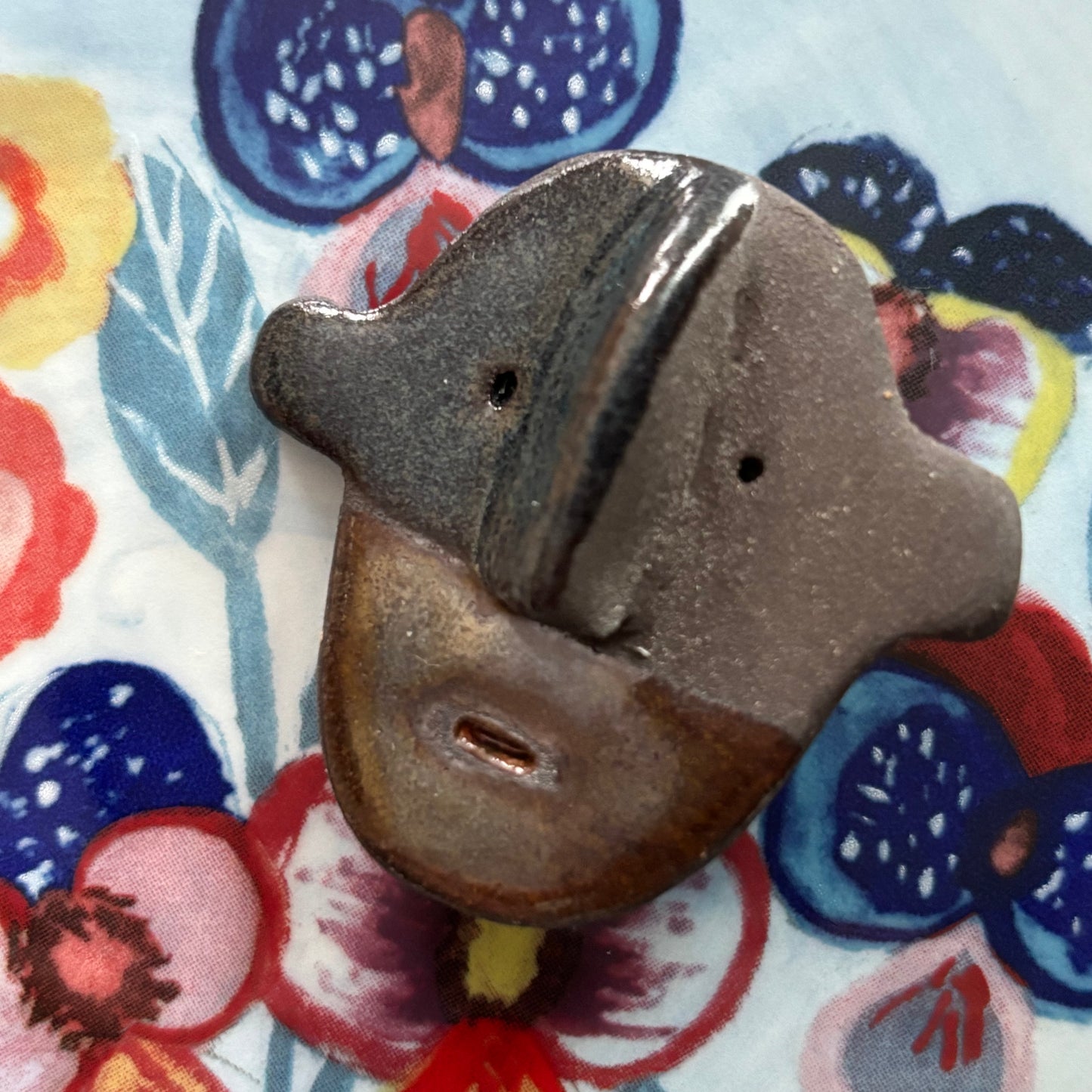 Tiny Grump Brooch #1