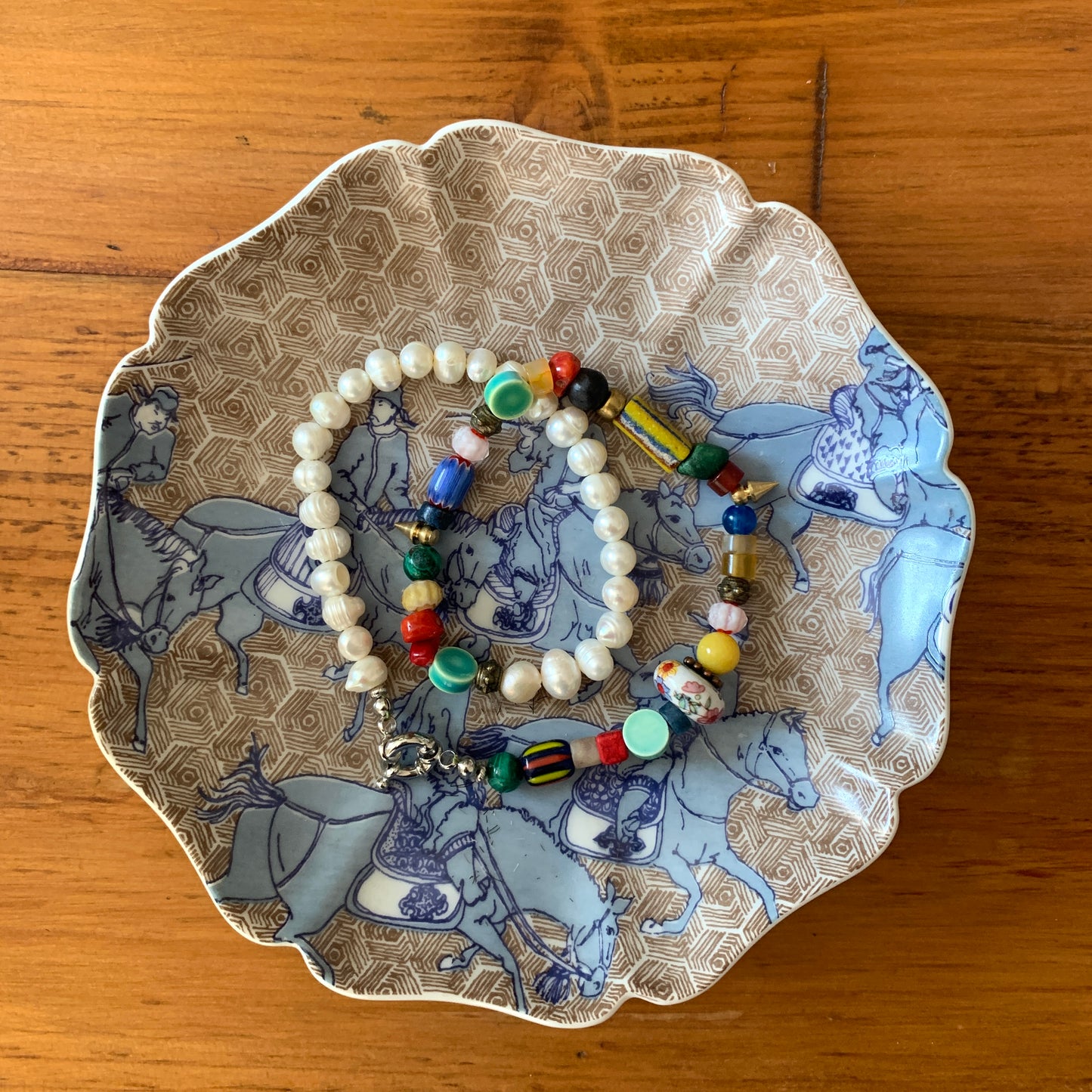 One of a Kind- Pearl Fusion Necklace #3