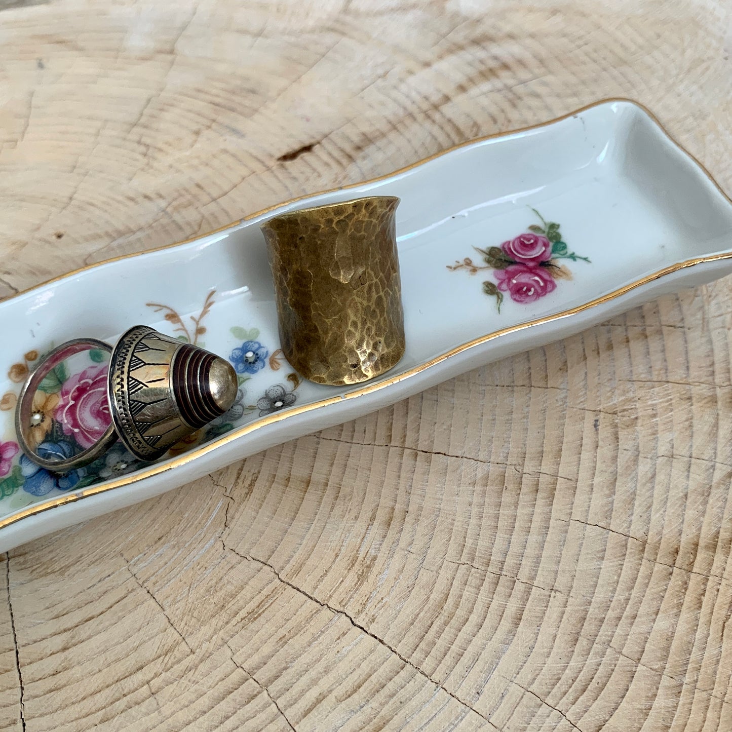Floral Trinket Dish #1