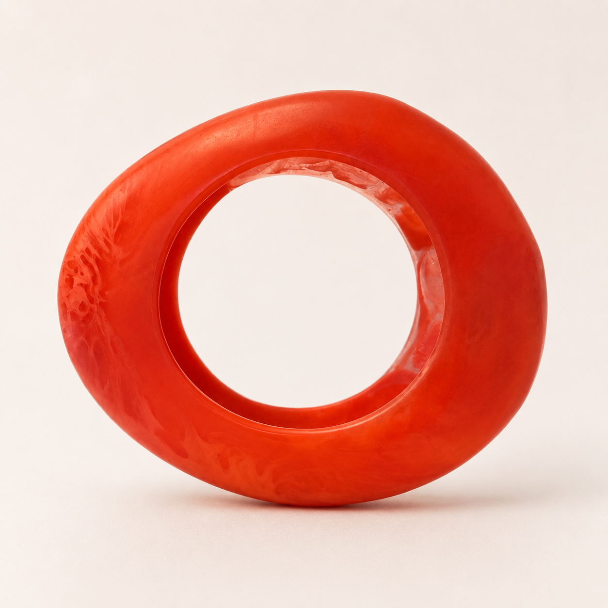 Resin Bangle - Coral