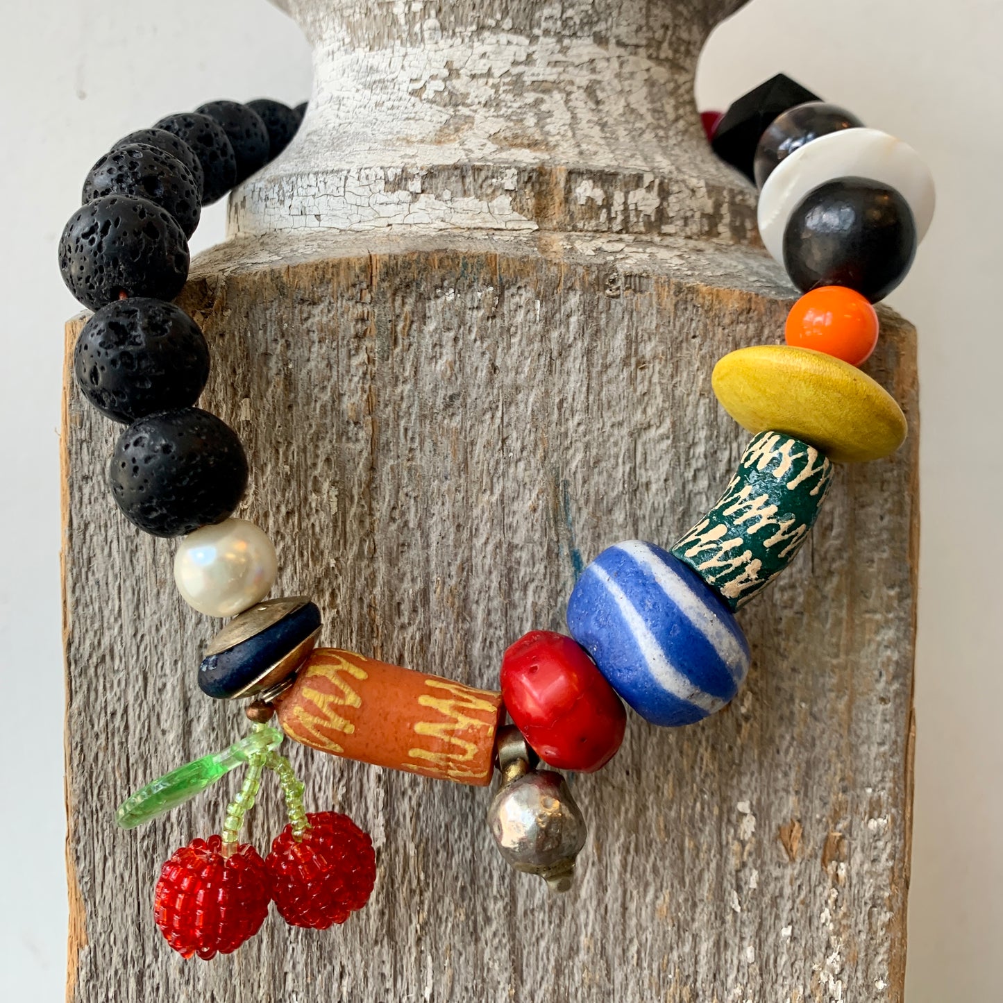 One of a Kind Treasure Necklace - Cherries
