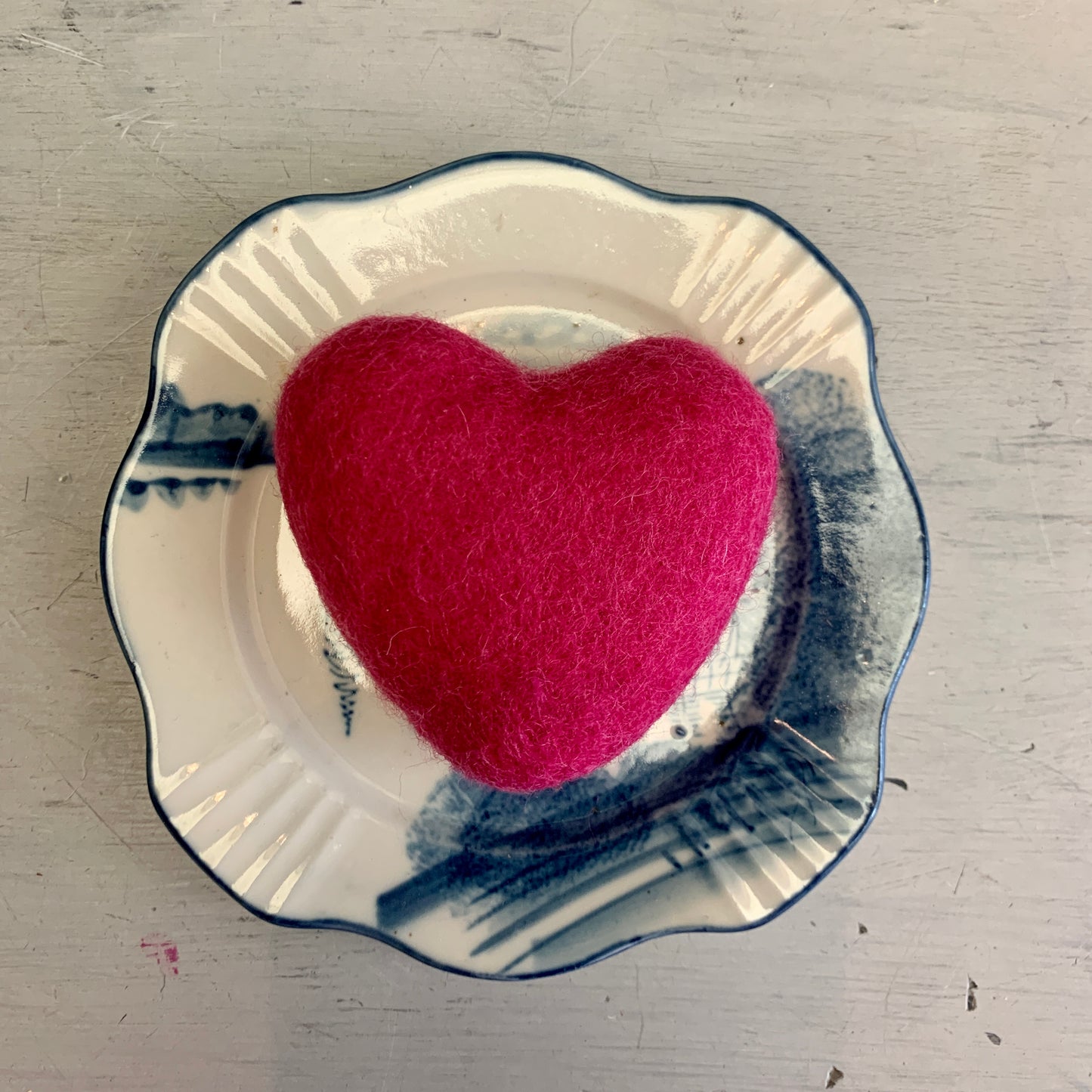 Felt Heart - Pink