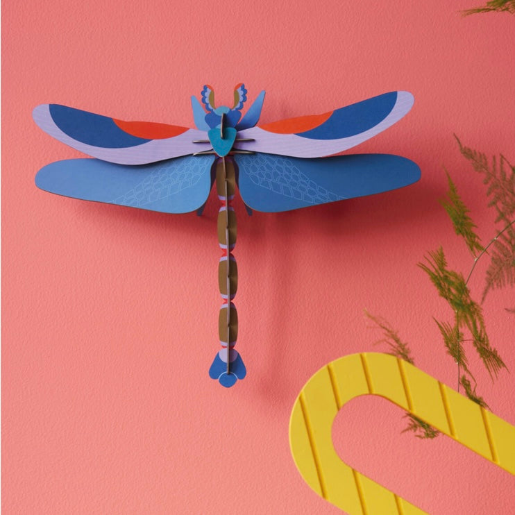 Blue Dragonfly Wall Decor