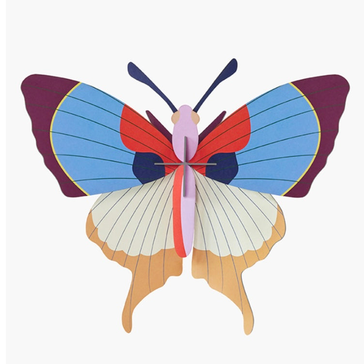 Plum Fringe Butterfly Wall Decor
