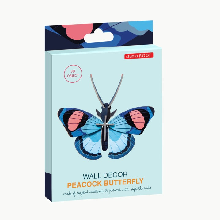 Peacock Butterfly Wall Decor