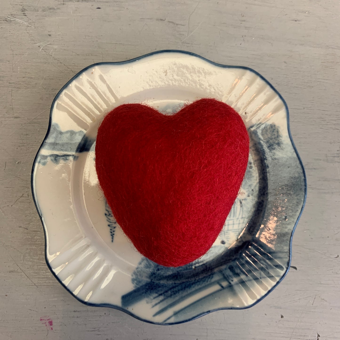 Felt Heart - Red