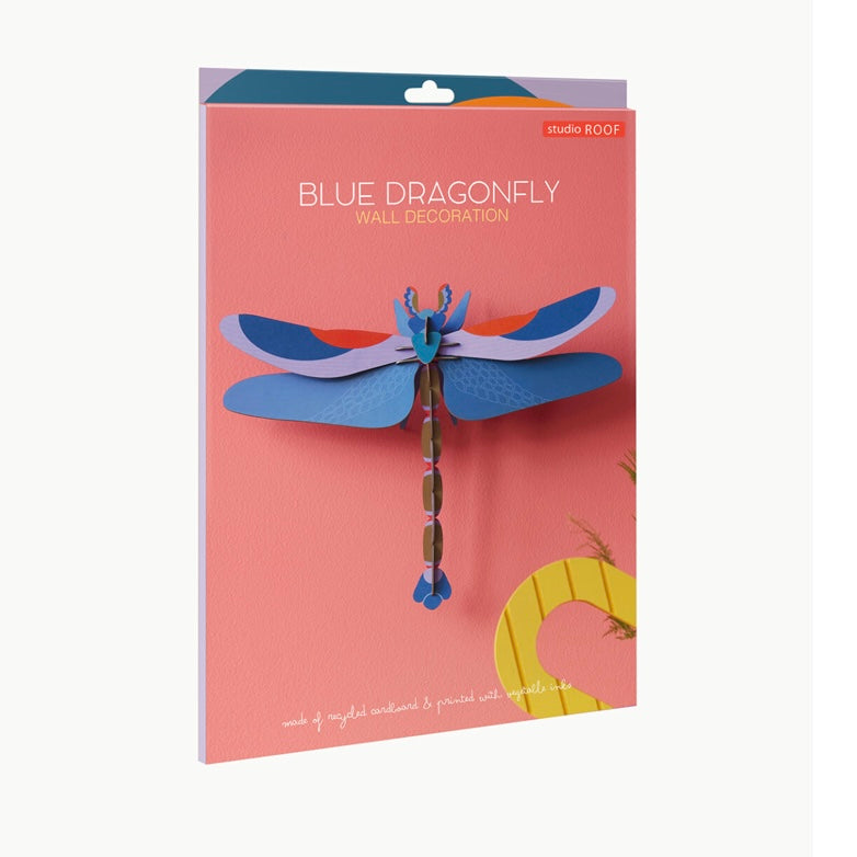 Blue Dragonfly Wall Decor