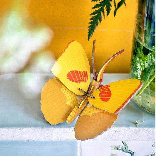 Yellow Butterfly Wall Decor
