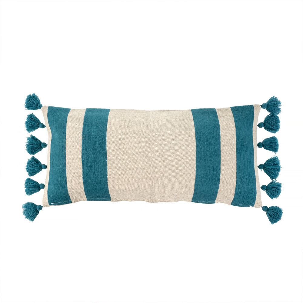 Alcazar Lumbar Pillow - Storm Blue