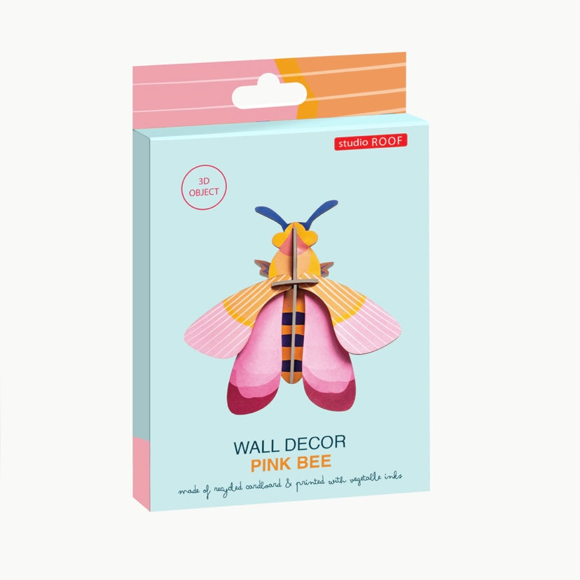 Pink Bee Wall Decor