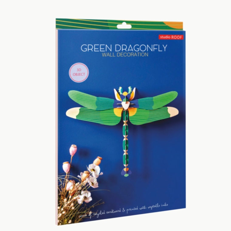 Green Dragonfly Wall Decor