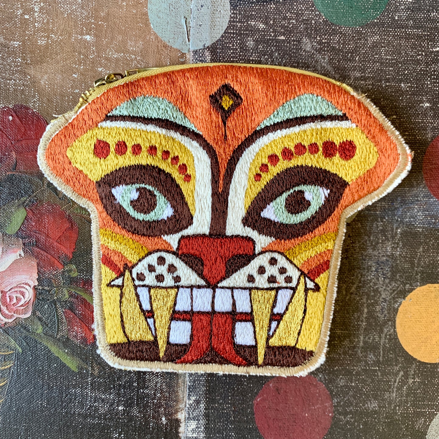 Power Jaguar Coin Purse - Orange