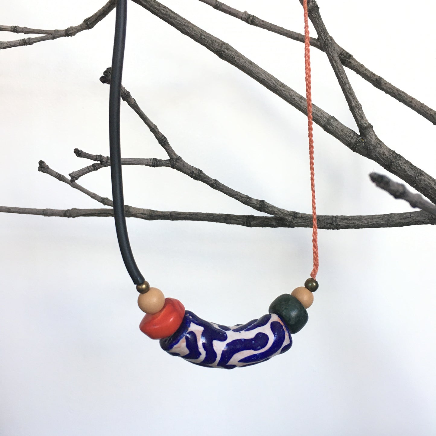 Talavera Tube Necklace