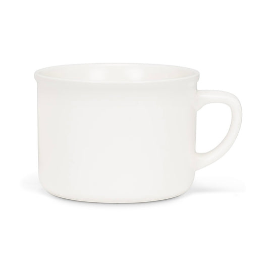 Classic Matte Cappuccino Cup - White