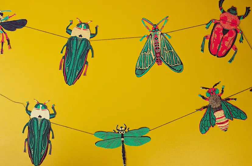 Insects Paper Garland