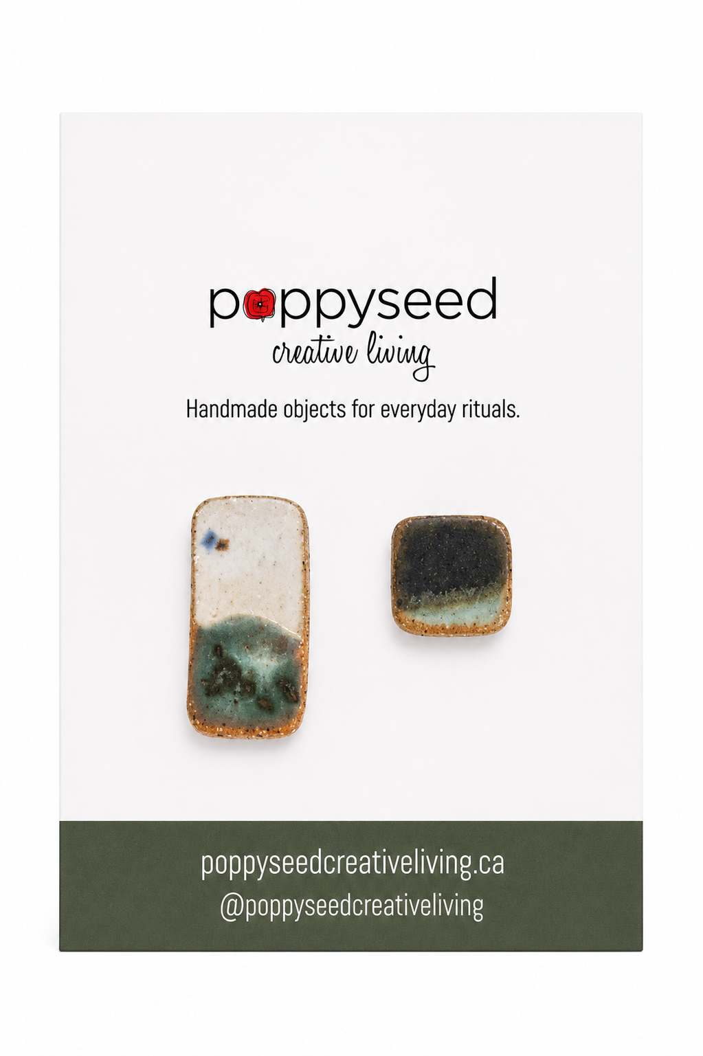 Tiny Landscape Ceramic Studs