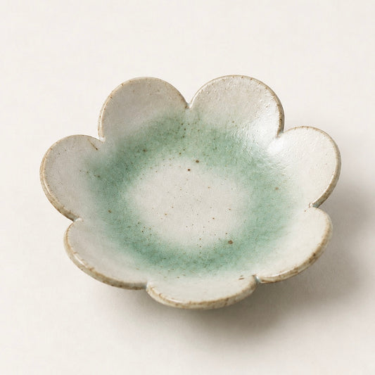 Green Halo Petal Dish
