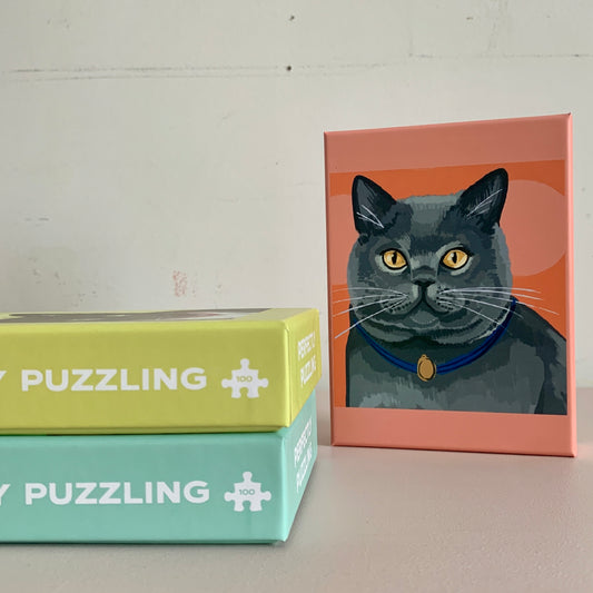 Cat Puzzle - Grey Cat