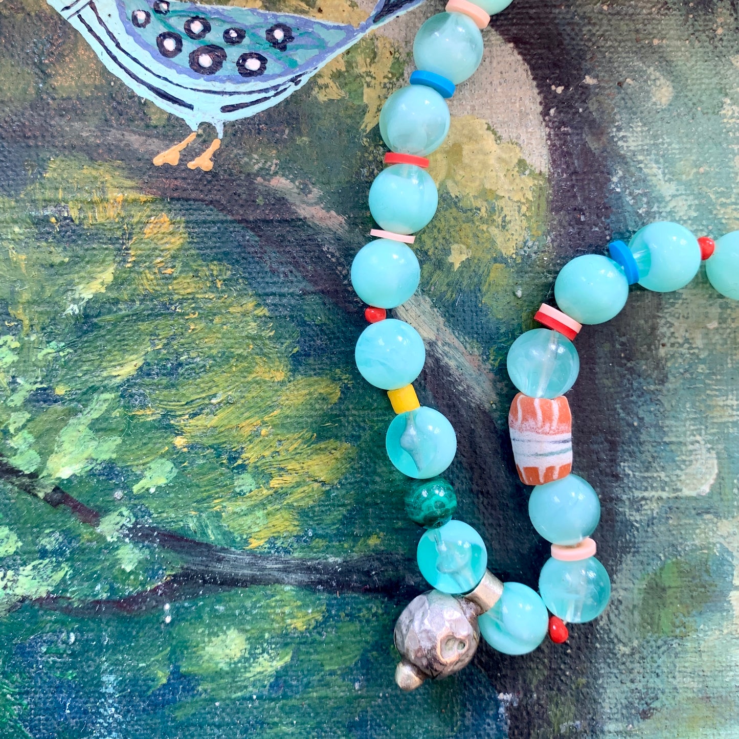 Turquoise Beaded Necklace