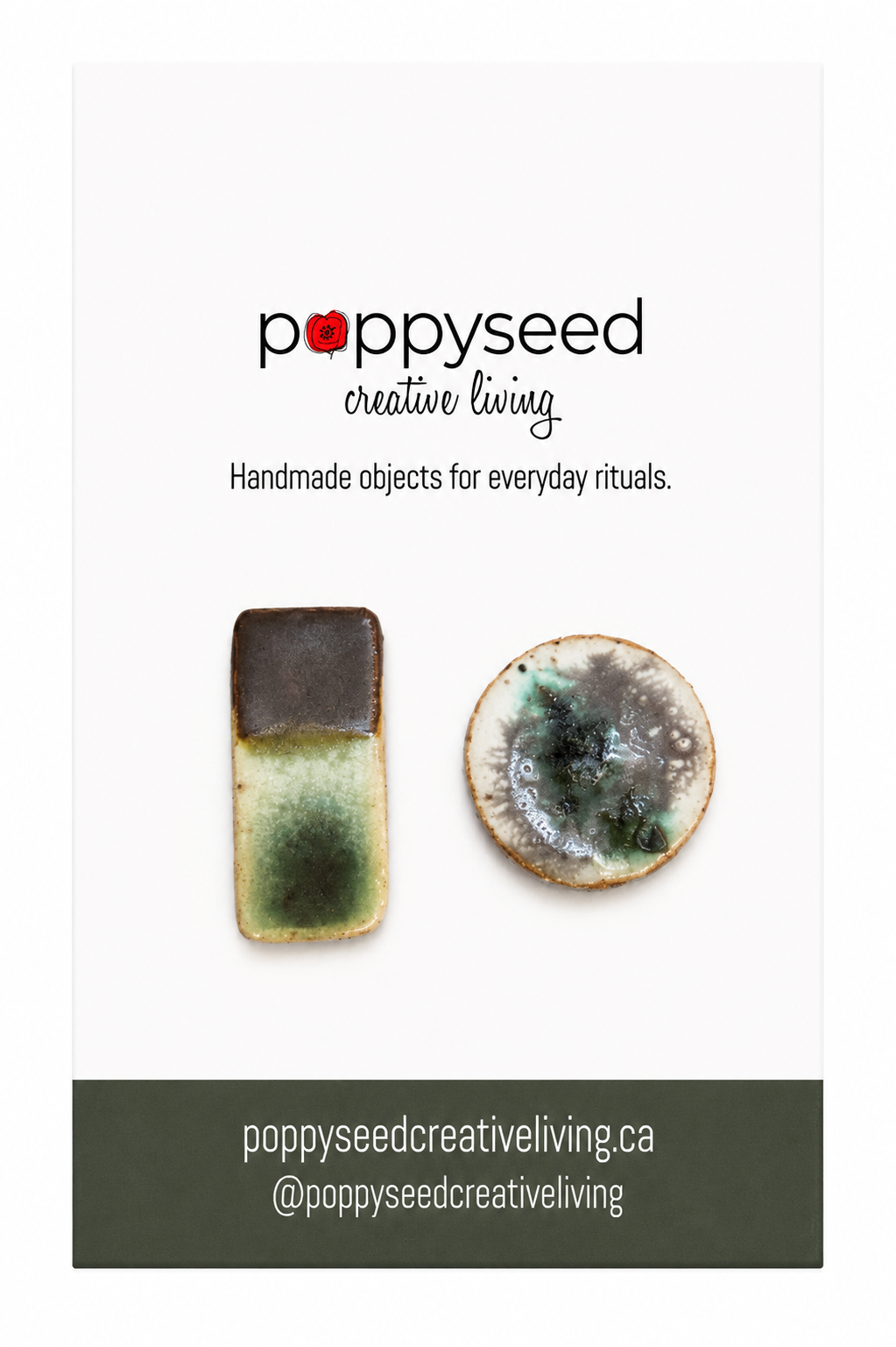 Moss & Moon Ceramic Studs