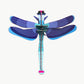 Sapphire Dragonfly Wall Decor