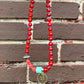 Red Beaded Necklace