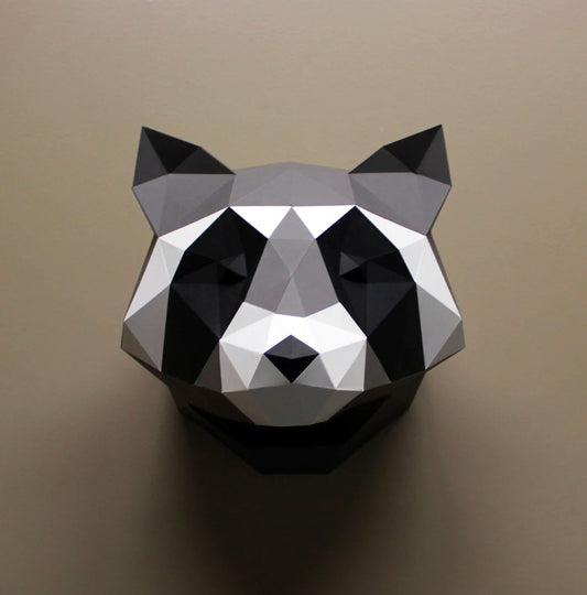 Heidi the Raccoon -Paper DIY Kit