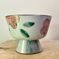 Japanese Ceramic Footed Bowl - Flower