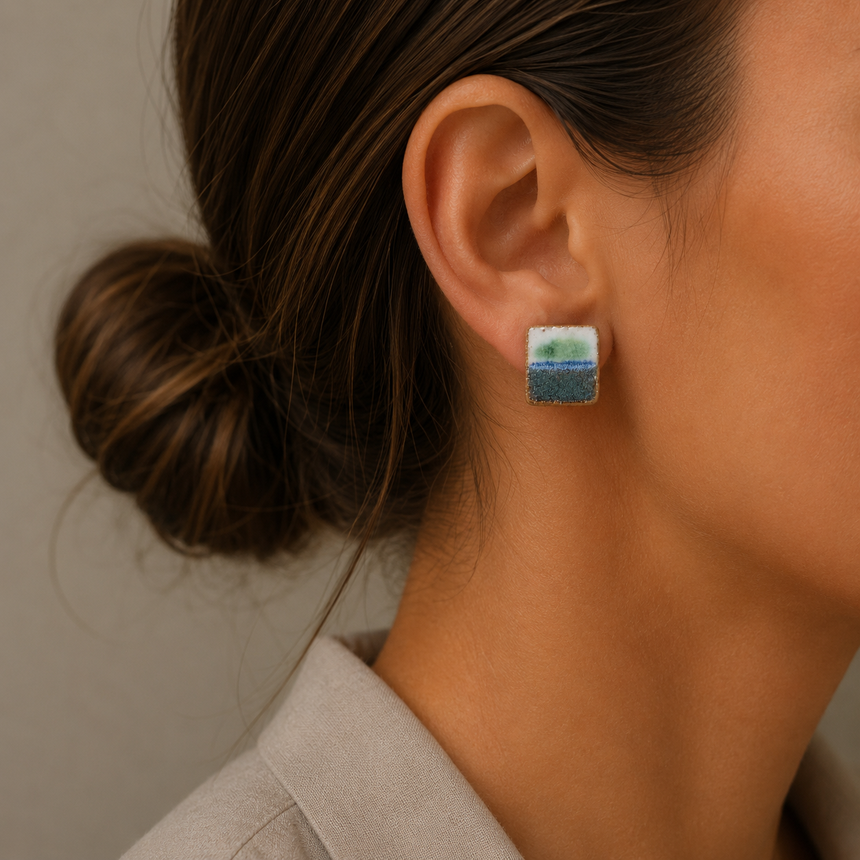 Meadow Horizon Ceramic Studs